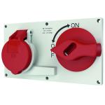 Panel monteret stik