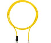 Koblingskabel m12-stikdåse-åben ende 3m 2a 30v type: 540319