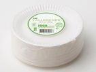 Tallerken kaffe pap 15cm hvid 100stk/pak