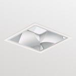 hvid reflektor blank 840 1200lm dn572b kvadratisk indbygget luxspace philips
