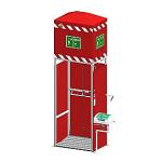 BROEN-LAB Opvarmet Nødbruser med øjenskyllefontæne og 1200l tank