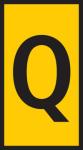 Fortrykt kabelmærke gul wic2-q (pose 200 stk)