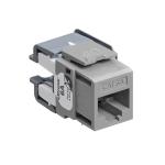 Modular jack extreme kat6a utp rj45 110-style enkle stk pakke grå