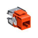 Modular jack extreme kat6a utp rj45 110-style enkle stk pakke orange