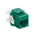 Modular jack eXtreme KAT6 UTP RJ45 110-style enkle stk pakke Grøn - (50 stk.)