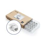 Modular jack extreme kat6a utp rj45 110-style 12 bulk pakke hvid
