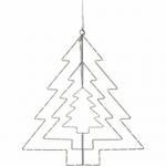 4: Hængende lysdekoration - juletræ
