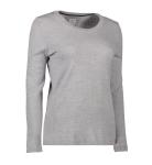 ID SEVEN SEAS The knit | o-neck | dame - S640 - Lys grå melange / 2XL | Sweatshirt | Spar20%