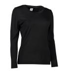 ID SEVEN SEAS The knit | o-neck | dame - S640 - Sort / M | Sweatshirt | Spar20%