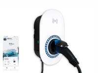 FULLWATT wallbox EV lader 11 kW, Type 2, WiFi/Bluetooth, hvid billede