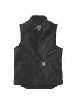 Carhartt canvas vest med sherpa plysfor sort 104277 str 2xl