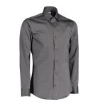 ID SEVEN SEAS Fine Twill California | slim | Herre - SS37 - Mørk grå / S | Skjorter | Skjorter
