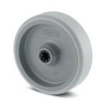 Tente løs hjul grå polyuretan ø80x38 mm ø20xnl44 uden leje byggehøjde: 80 mm. driftstemperatur: -40°/+80°