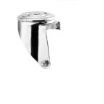 Tente drejelig løs gaffel ø160 mm 200 kg med tap 25x50 mm byggehøjde: 160 mm. driftstemperatur: -25°/+130°