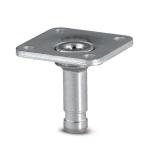 Møbel stift p41 med plade og bund 42x42 ø11 tap byggehøjde: 35 mm.