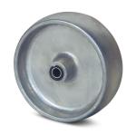 Tente løs hjul varmefast aluminium ø100x35 mm ø8,3xnl45 selvsmørende leje byggehøjde: 100 mm. driftstemperatur: -40°/+280°