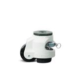 Tente footmaster nivellerende hjul ø63 mm 500 kg med bolthul gdr-80s-nyn skralle byggehøjde: 102 mm. driftstemperatur: -10°/+90°
