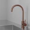 Lavabo primy steel curve køkkenarmatur 380mm tud pvd amber