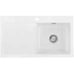 Lavabo mera 90 køkkenvask keramik 900x510mm bk/hh hvid