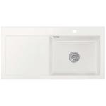 Lavabo mera 100 køkkenvask keramik 1000x510mm bk/hh hvid