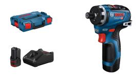 Blå bosch gsr 12v-35 hx skruemaskine 12v