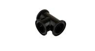 Henco super size tee pvdf sort 75 mm