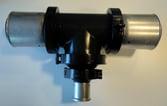 Henco super size pres tee pvdf sort 90 x 40 x 90 mm