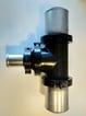 Henco super size pres tee pvdf sort 90 x 50 x 90 mm
