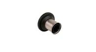 Henco super size pres overgang pvdf sort 75 x 32 mm