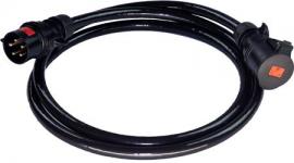 cee 32a med 25m alu pur sort t kabels