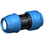 iJOINT plastfitting - Samlemuffe m. kompressionskoblinger, 25 x 25 mm