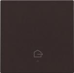 Tangent med led med forlad hjem symbol dark brown