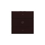 Motortryk enkelt dark brown nhc