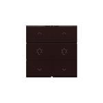 Dæmpertryk dobbelt dark brown nhc
