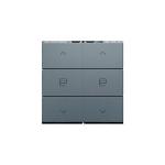 Motortryk dobbelt steel grey coated nhc