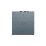 Dæmpertryk enkelt steel grey coated nhc