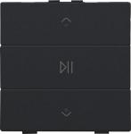 Audio tryk med led black coated nhc