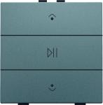 Audio tryk med led steel grey coated nhc