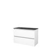 Sanibell basicline grebsfri møbelsæt 100x46cm hvid højglans