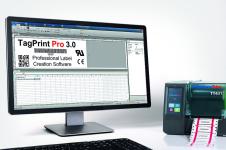 Labelsoftware tagprint pro 4 inklusive termor transfer printer tt431