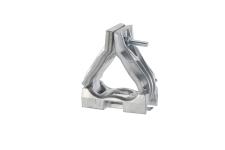 Kabelholder i alu for 3-kabler ø60-67mm