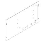 Montagepladeade mccb abb t3 4x2m