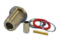 N hun crimp bulkhead konnektor