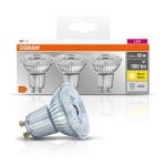 OSRAM LED Spotpære GU10 4,3W 2700K 350 lumen 3-pakning 4058075818392 Modsvarer: N/A