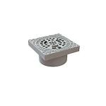 RJ Basic Firkantet karm med rist 315mm med lås. B125. SG-jern