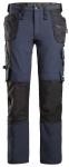 Snickers AW buks 4-stretch med hylsterlommer navy/sort 6271 - navy/sort / 62 | Bukser | Arbejdsbukser | Bukser