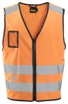 Snickers Vest High-Vis klasse 2 9153 - orange / L/XL | veste | EN ISO 20471 - klasse 2 | Hi-vis