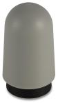 Drstopper til gulv, plast, 30 mm, hjde 46 mm - gr
