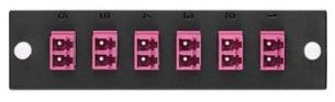 Sdx adapter plate 12f om4 6 x lc duplex