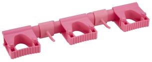 Vikan hygiejnisk fleksibelt vægophængssystem 420mm pink